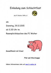 Schlachtfest